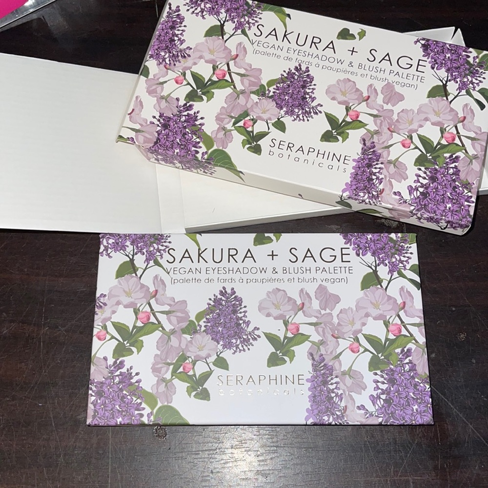 Sakura + Sage vegan eyeshadow & blush palette